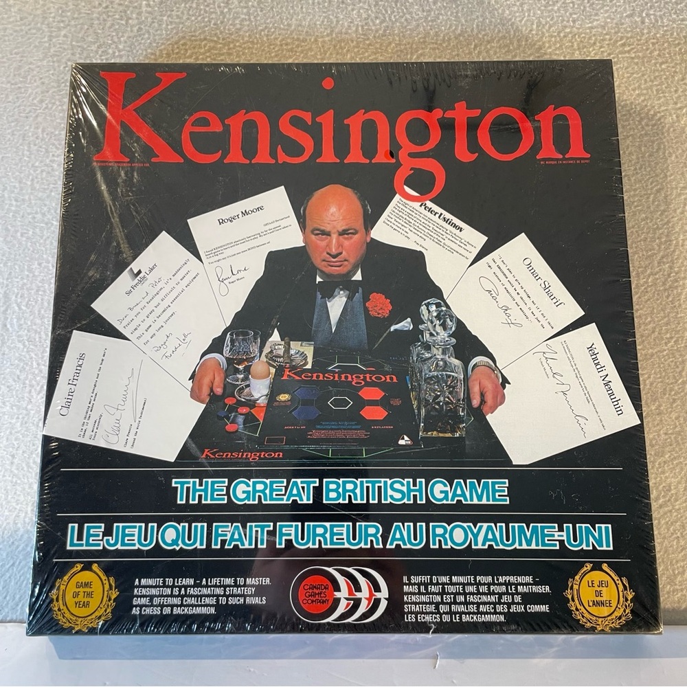 Vintage 1984 Kensington The Great British Game NEW! Sealed
